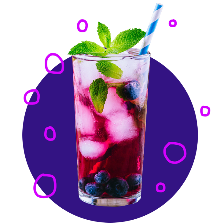 Peñafiel Blueberry Mojito Recipe